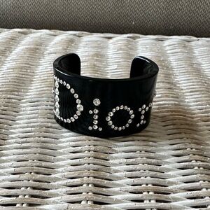 Dior studded acrylic bracelet